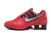 men shox avenue running nike chaussures 2017 red face